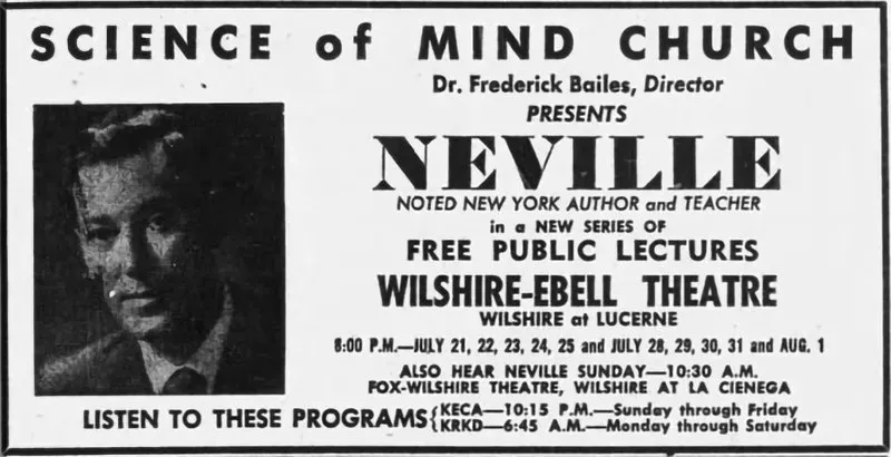 Neville Goddard y Frederick Bailes [El agente matrimonial invisible y los ricos se en ricos] Post feature image