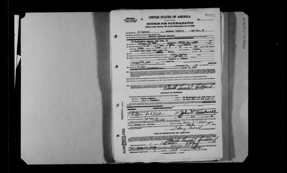 Una marca de nacimiento en los registros: nuevas huellas de Neville Goddard Post feature image